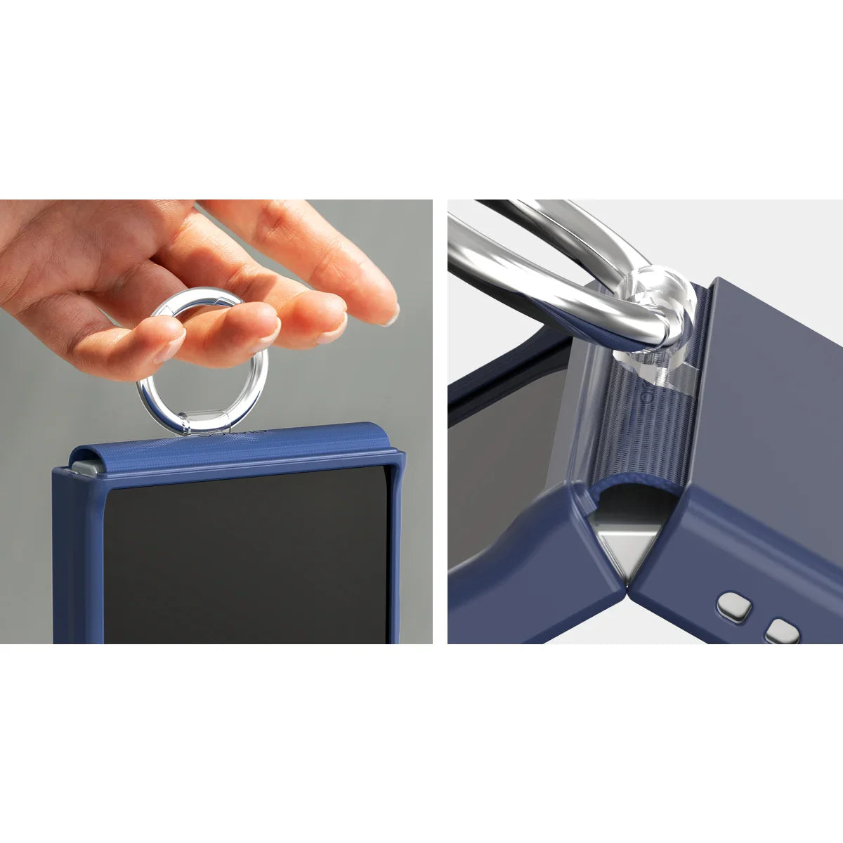 Samsung Z Flip7 Araree Aero Flex Ring Case - Navy Samsung Z Flip7 Araree Aero Flex Ring Case - Navy